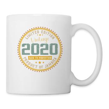 Jahrgang 2020 Geburtstagsgeschenk 2020 - Tasse - Weiß - Rechts