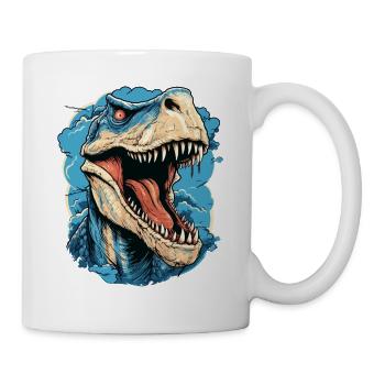 T-Rex Dinosaur Dino Tyrannosaurus Rex Vintage - Mug - white - Right