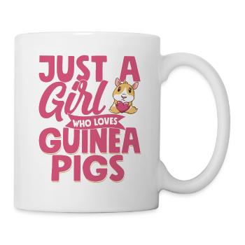 Just A Girl Who Loves Guinea Pigs Cavy Lover Roden - Mug - white - Right
