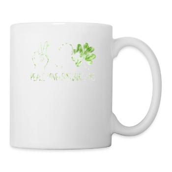 Frieden Liebe Shenanigans Happy Saint Patricks Day - Tasse - Weiß - Rechts