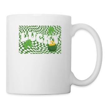 Joyeuse Saint-Patrick Shamrock Irlande Luxure - Mug blanc - blanc - Droite