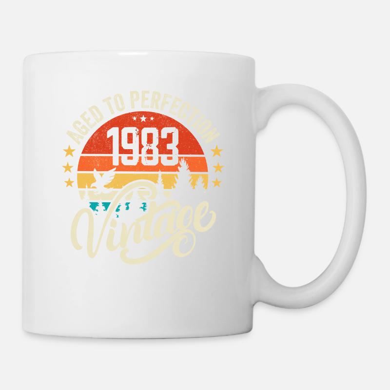 1983 Vintage - Geburtstagsgeschenk 1983 Retro 1983 - Tasse - Weiß