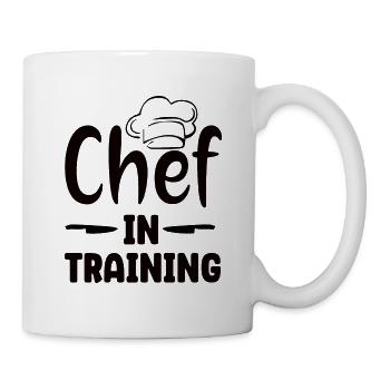 Chef in Training - Tasse - Weiß - Rechts