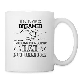 Cool father son motive father's day outfit for - Mug - white - Right
