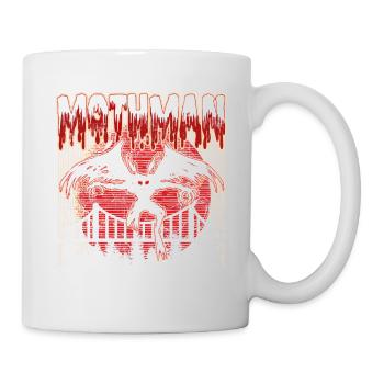 Mothman - Tasse - Weiß - Rechts