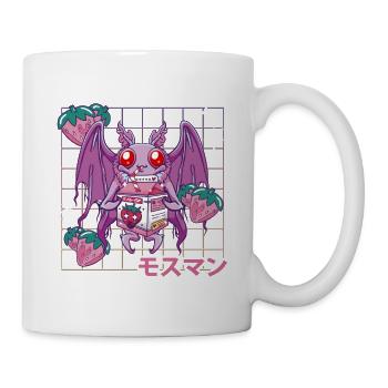 Mothman Strawberry Milk Shake - Tasse - Weiß - Rechts