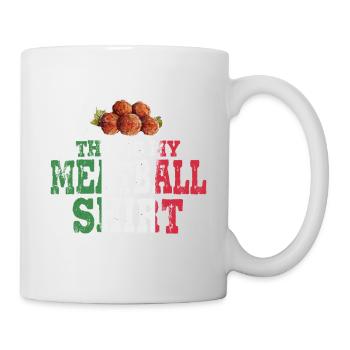 C’est ma chemise de boulettes de viande - Mug blanc - blanc - Droite