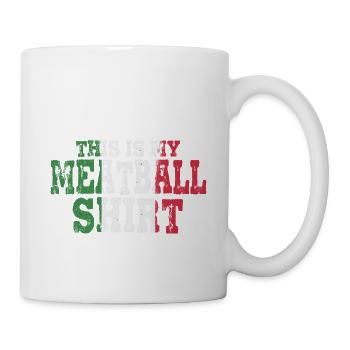 C’est ma chemise de boulettes de viande - Mug blanc - blanc - Droite