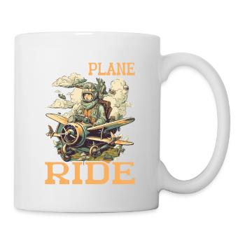 My First Plane Ride 58 - Tasse - Weiß - Rechts