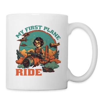 My First Plane Ride 59 - Mug - white - Right