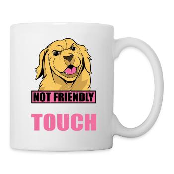 Pas amical, ne pas toucher 39 - Mug blanc - blanc - Droite
