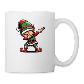 Dabbing Weihnachts Elf Dab Weihnachten - Tasse - Weiß - Rechts