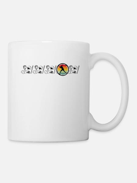 Baseball Pitcher Softball Catcher Baseball - Tasse - Weiß
