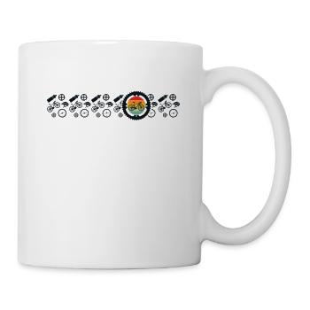 Radfahrer Fahrrad Radfahren Rennradfahren - Tasse - Weiß - Rechts