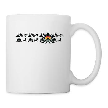 Yoga Namaste Meditation Lotusblume Zen Yogalehrer - Tasse - Weiß - Rechts