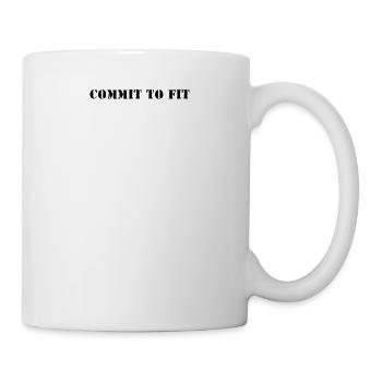 Fitness - Commit to fit - Mug - white - Right