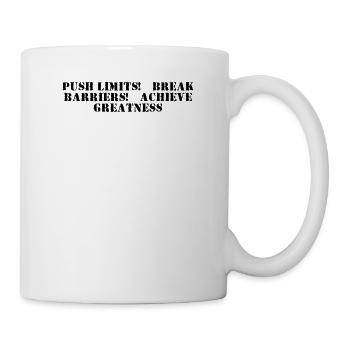 Fitness - Push limits, break barriers, achieve - Mug - white - Right