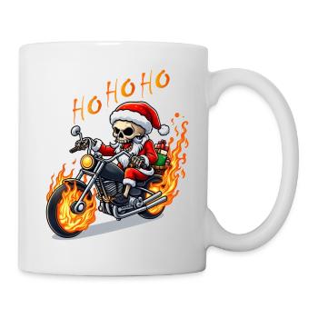 Evil Skeleton Santa - Mug - white - Right