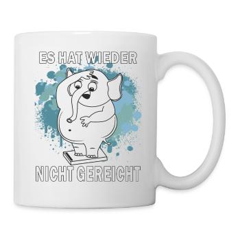 ABNEHMEN ES HAT WIEDER NICHT GEREICHT - Tasse - Weiß - Rechts