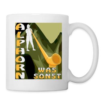 ALPHORN WAS SONST - Tasse - Weiß - Rechts