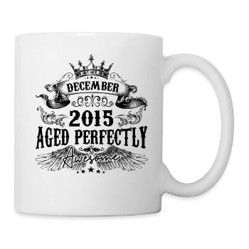 Anniversaire 2015 Décembre 2015 né en Décembre - Mug blanc - blanc - Droite