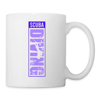 Diving, Apnea Diving, Apnea No Limit Freediving - Mug - white - Right