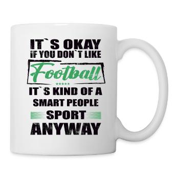 Ce n’est pas grave si vous n’aimez pas le football - Mug blanc - blanc - Droite