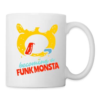 Zum Funk musik monster werden - Tasse - Weiß - Rechts