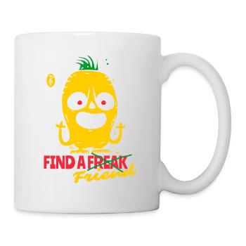 Find a Weird Friend: Cartoon Monsters - Mug - white - Right