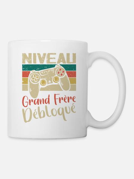 Niveau Grand Frère Débloqué - Mug blanc - blanc