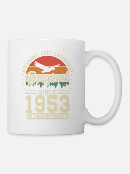 1953: Zeitlose Eleganz - Tasse - Weiß