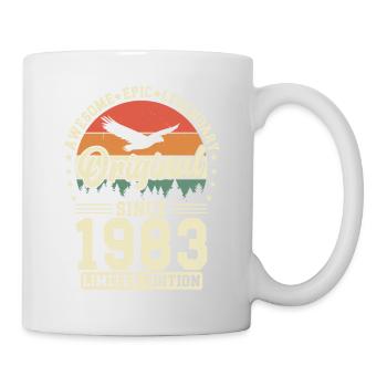 1983 - Zeitlose Eleganz - Tasse - Weiß - Rechts