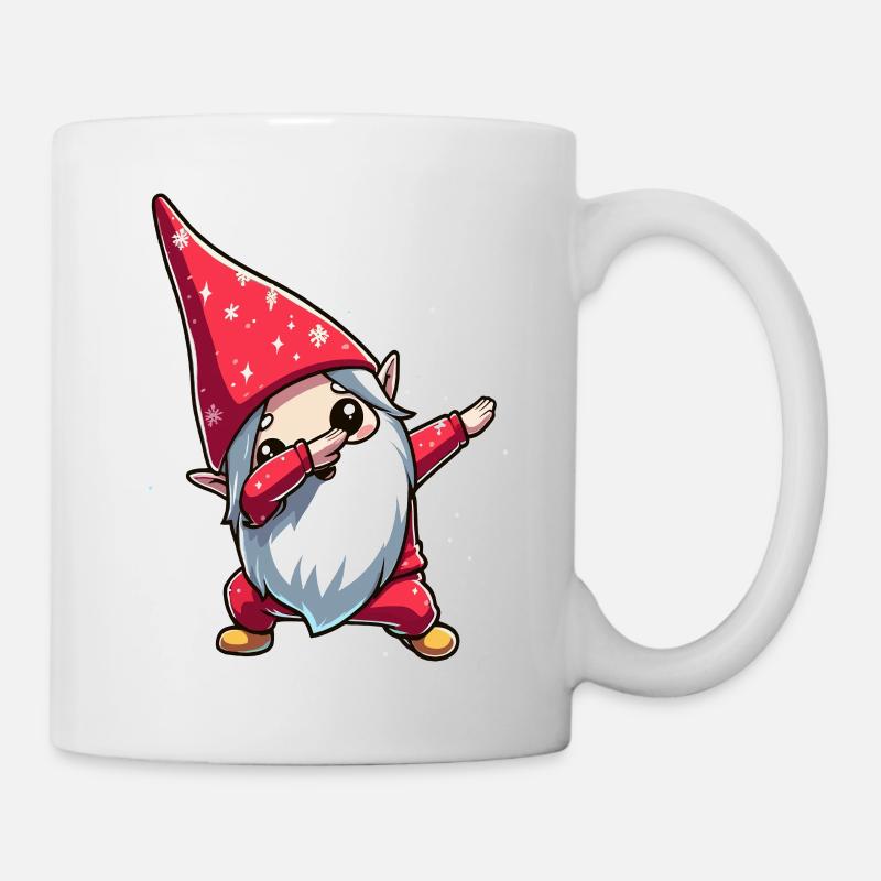 Dabbing Imp Kawaii Père Noël - Mug blanc - blanc