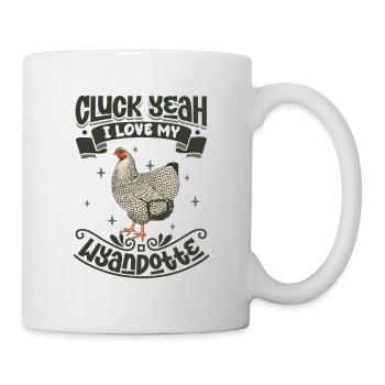I love my Wyandotte - Mug - white - Right
