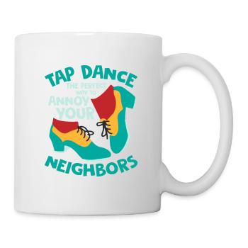 Claquettes : le moyen idéal d’ennuyer les claquettes - Mug blanc - blanc - Droite