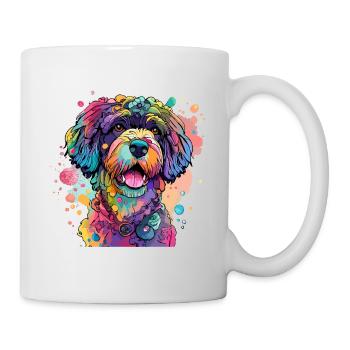 Portuguese Water Dog Watercolor – PWD Owner - Mug - white - Right