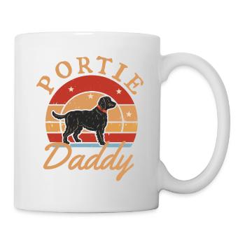 Portie Daddy Portugiesischer Wasserhund – - Tasse - Weiß - Rechts