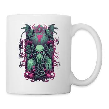 Goule gothique démon Halloween monstre Design - Mug blanc - blanc - Droite