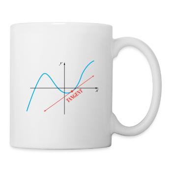 Math Pun Sometimes I Go Off On A Tangent - Mug - white - Right
