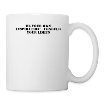 Fitness - Be your own inspiration, conquer your - Mug - white - Right