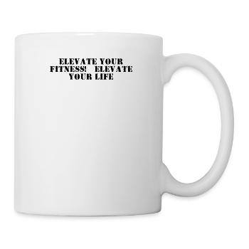 Fitness - Améliorez votre forme physique, améliorez votre vie - Mug blanc - blanc - Droite
