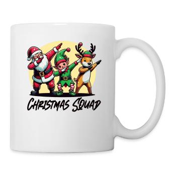 Christmas Squad Santa Claus Weihnachten Xmas - Tasse - Weiß - Rechts
