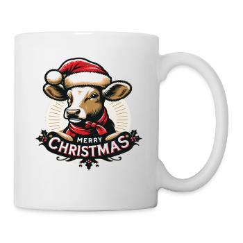 cow, cow head, cows, calf, dairy cow, suckler cow - Mug - white - Right
