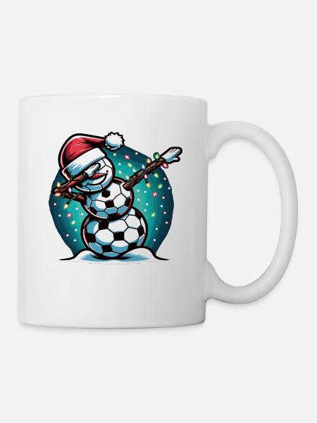 Schneemann Dabbing Schneemann Dab Schneemänner - Tasse - Weiß