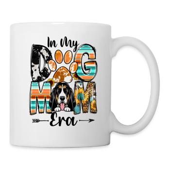 Basset Dog In My Dog Mom Era Fur Baby Mothers Day - Mug - white - Right