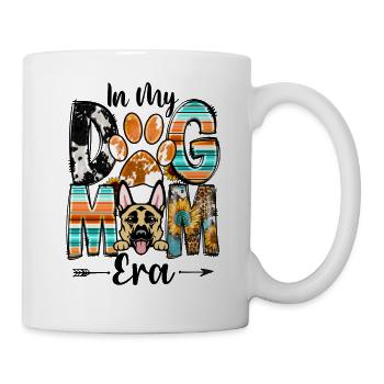 Bernese Collie Dog In My Dog Mom Era Fur Baby Moth - Mug - white - Right