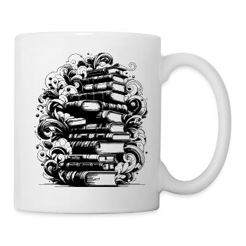 Book Reading Literature Author - Mug - white - Right