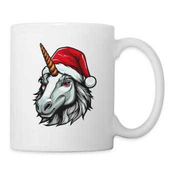 Unicorn Head Christmas Xmas - Mug - white - Right