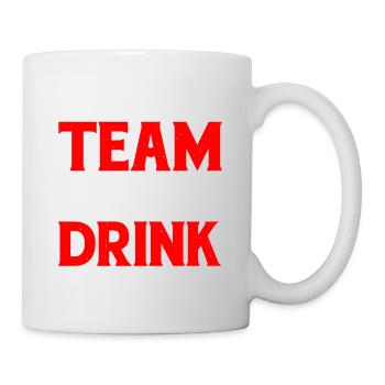 Cette équipe me fait boire 5 - Mug blanc - blanc - Droite