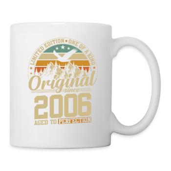 Millésime 2006 Anniversaire - Mug blanc - blanc - Droite